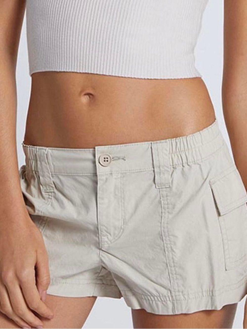 Pacsun Low Rise E-Waist Cargo Shorts